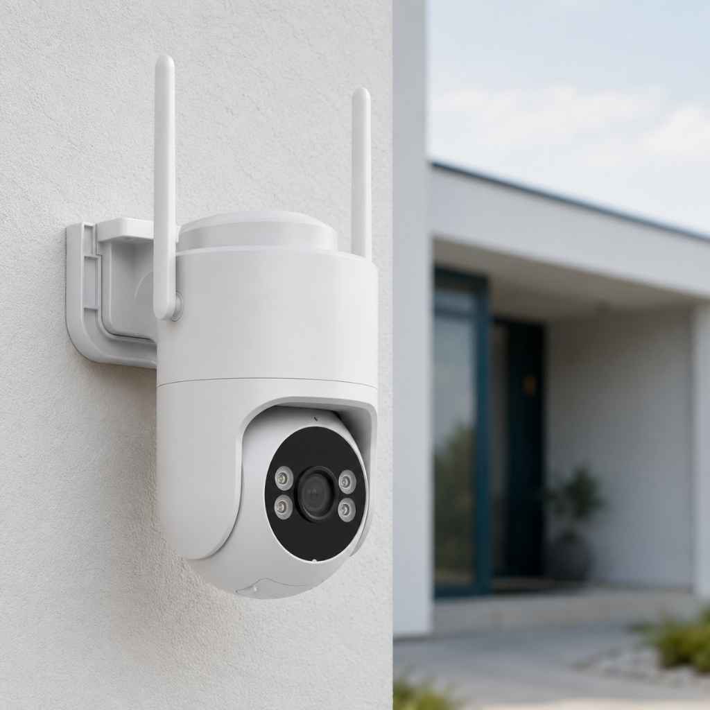 Chytrá venkovní otočná Wi‑Fi kamera 4MP Tuya NA3B